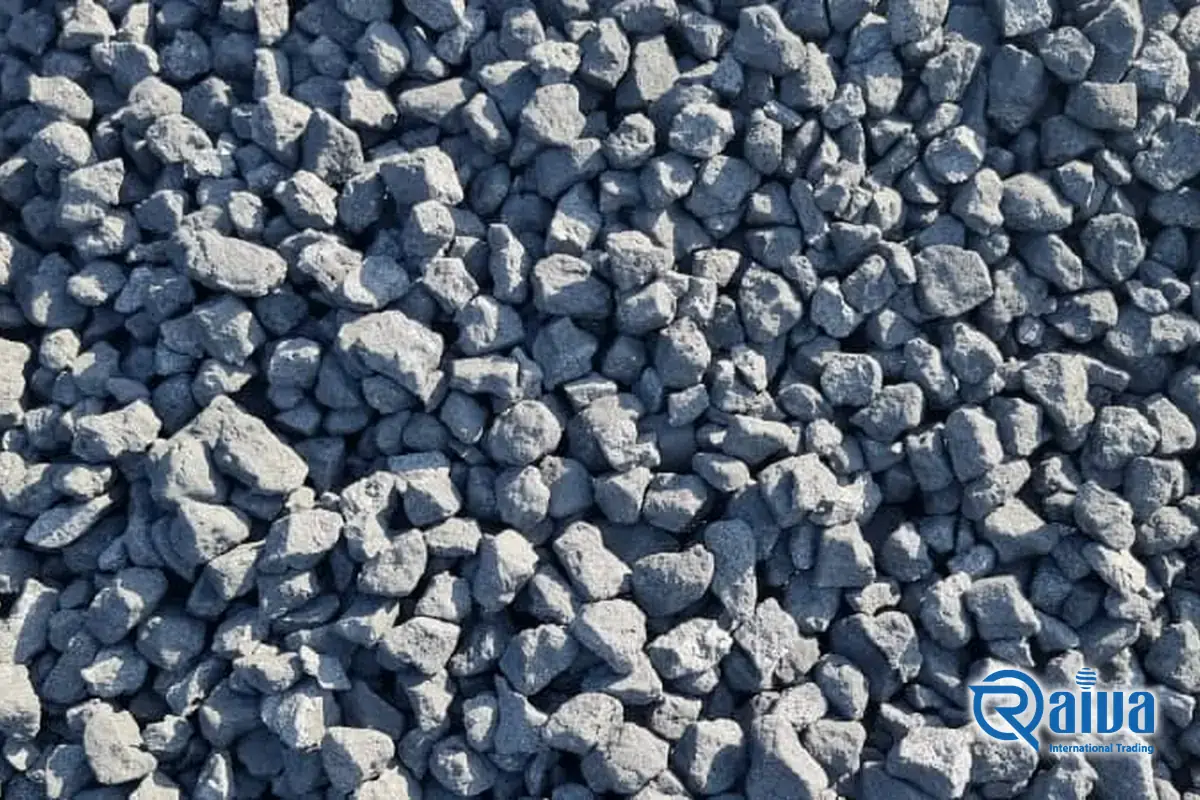 Metallurgical hard coke, sized for foundry and blast furnace &mdash; graded sample